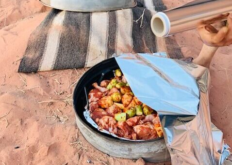 traditional bedouin food in Wadi Rum